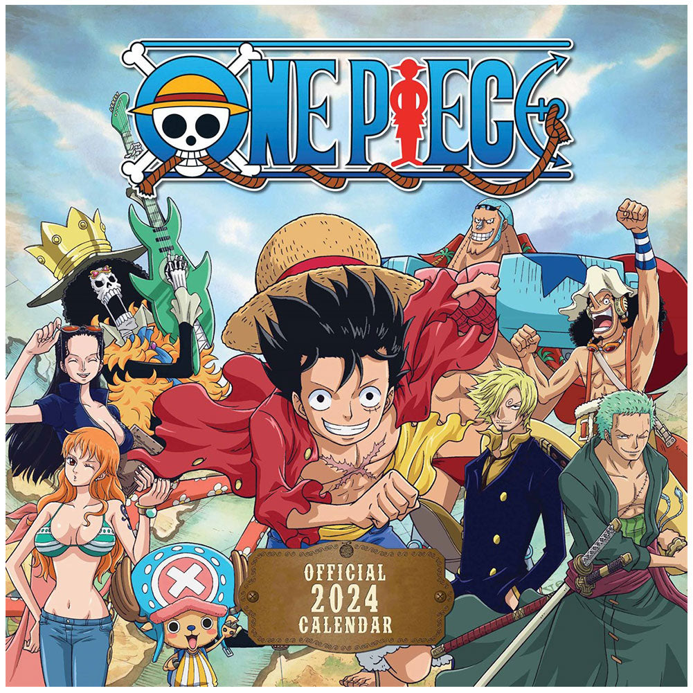 One Piece Square Calendar 2024