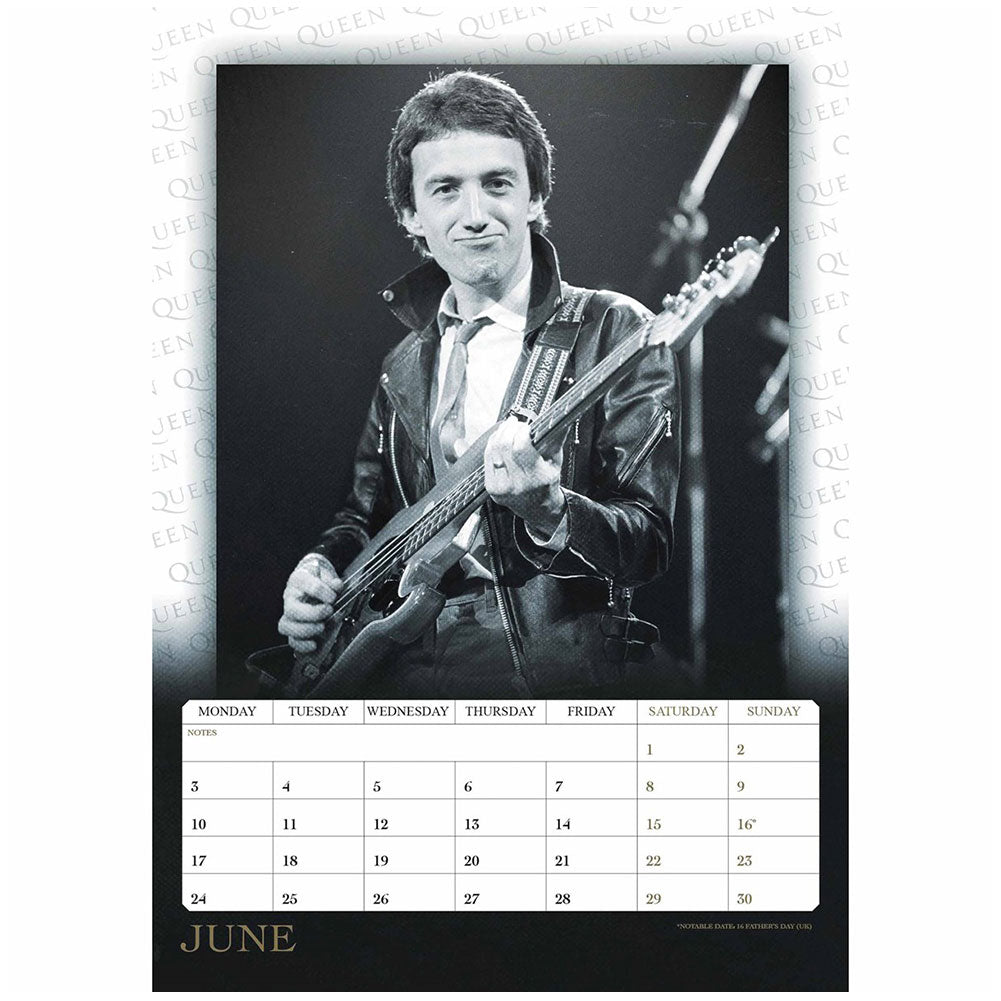 Queen A3 Calendar 2024