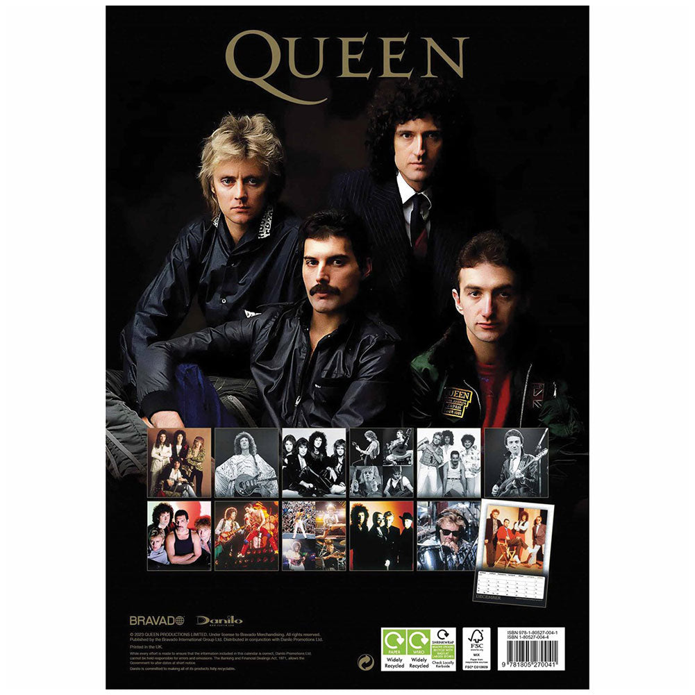 Queen A3 Calendar 2024