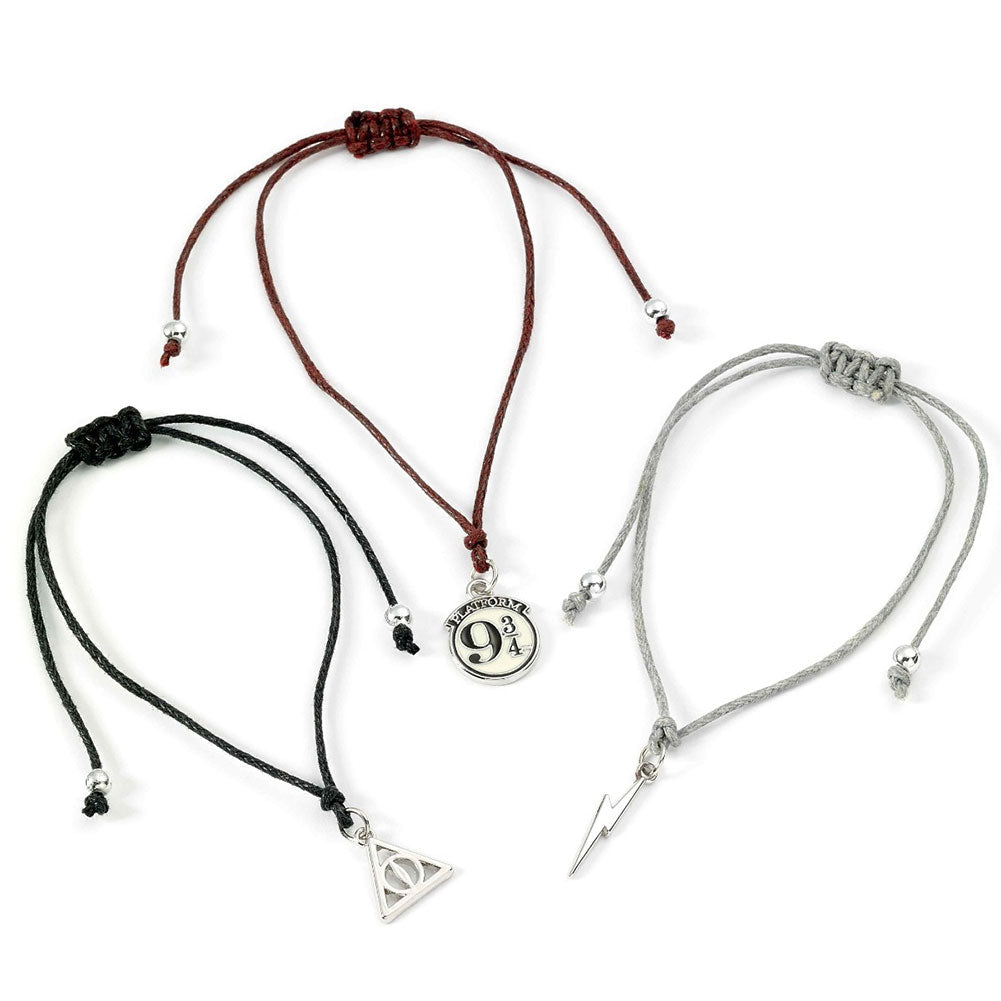 Harry Potter Friendship Bracelet Set Deathly Hallows