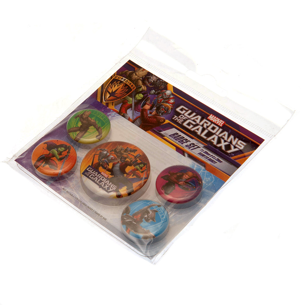 Guardians Of The Galaxy Button Badge Set