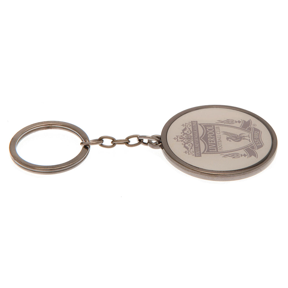 Liverpool FC Glass Crest Keyring