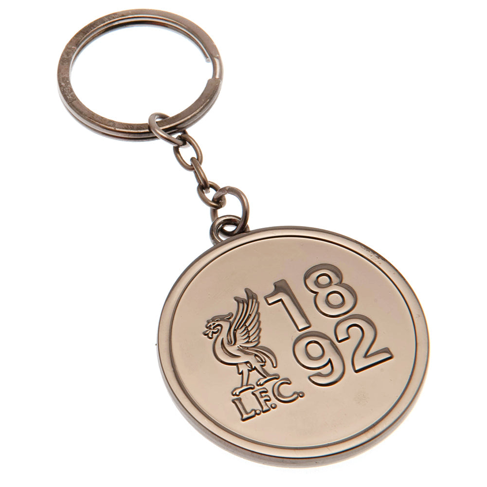 Liverpool FC Glass Crest Keyring