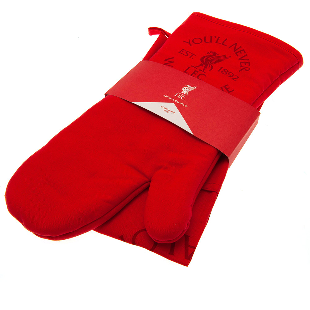 Liverpool FC Apron & Oven Glove Set