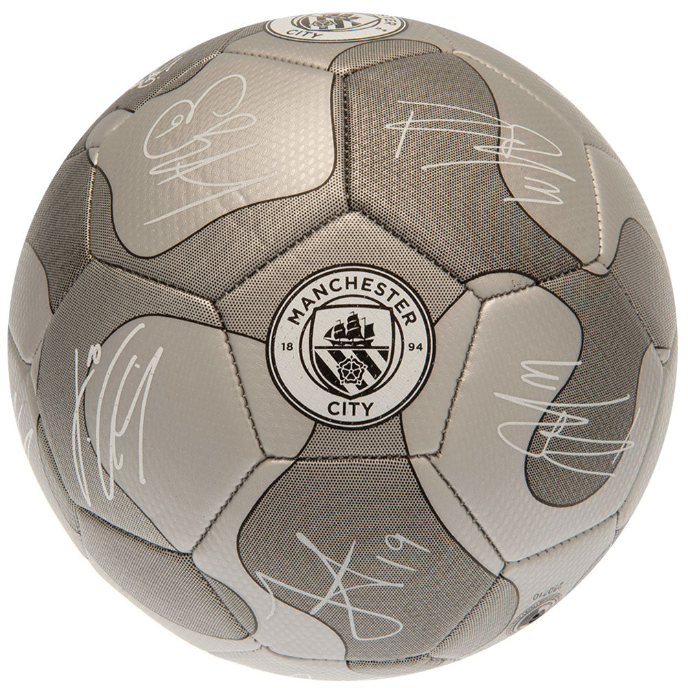 Manchester City FC Camo Sig Football