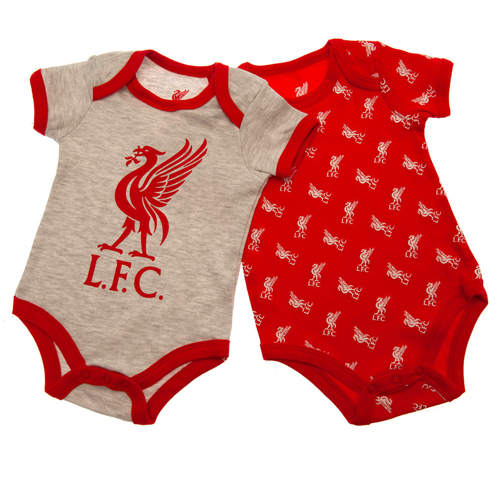 Liverpool FC 2 Pack Bodysuit 9-12 Mths RC