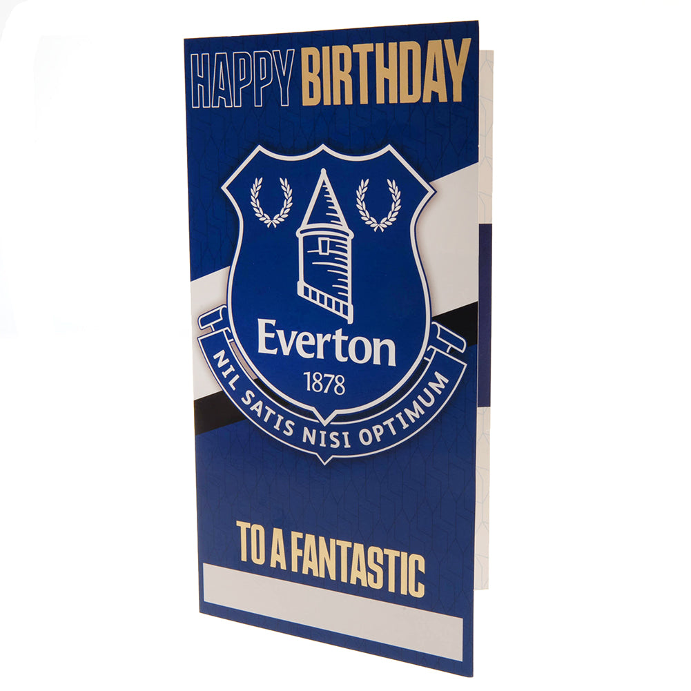 Everton FC Birthday Card Personalised