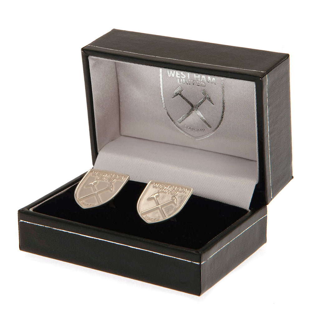 West Ham United FC Sterling Silver Cufflinks