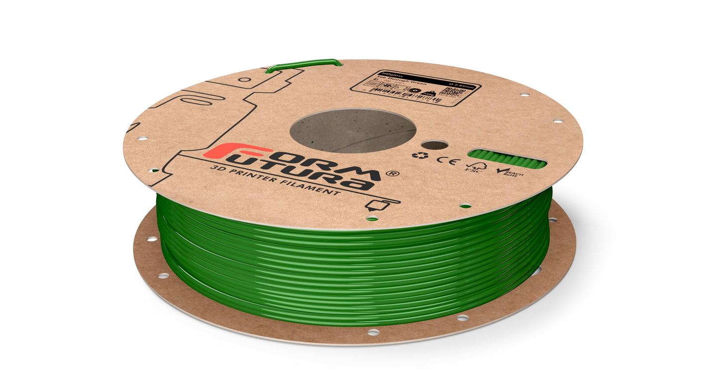 PETG Filament HDglass 2.85mm See Through Green 750 gram 3D Printer Filament