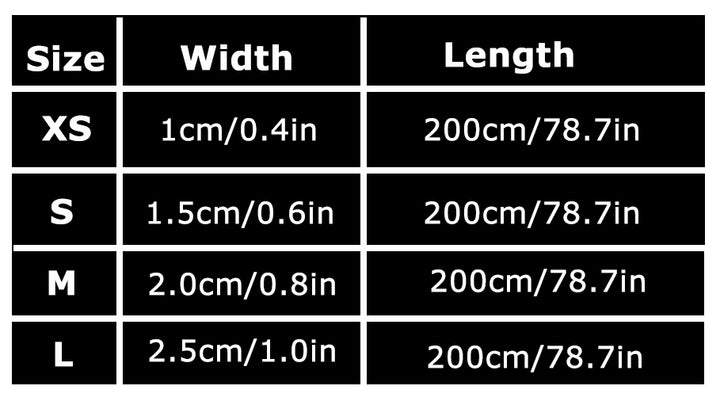 Reflective Pet Leash 2 meters Brown M