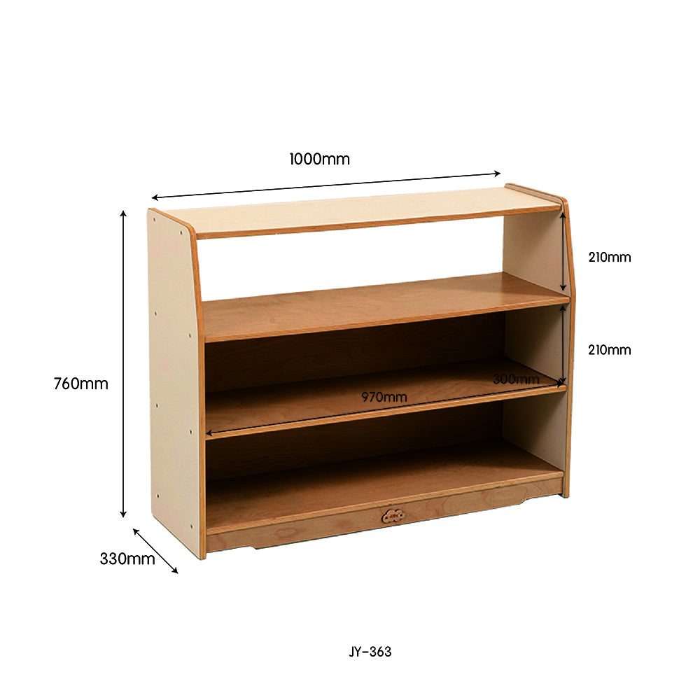 Jooyes Goteborg 3 Shelf Storage Cabinet - H76cm