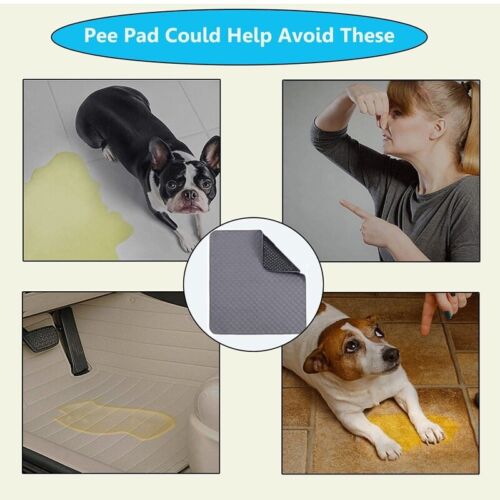 70X50cm Washable Pet Dog Pee Pad Reusable Cat Puppy Training Wee Absorbent Mat Pads Bed