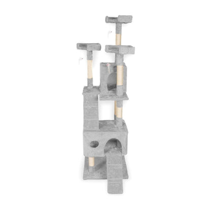 Floofi 170cm Plush Cat Condo Cat Tree Grey