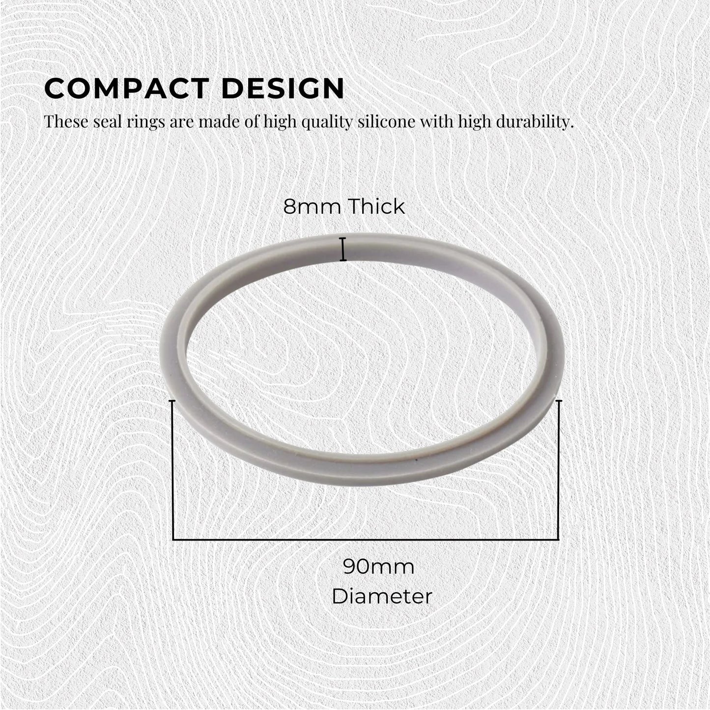 3x For Nutribullet Gasket Seals Grey Ring For 900W - Most 600W 1200W Blade