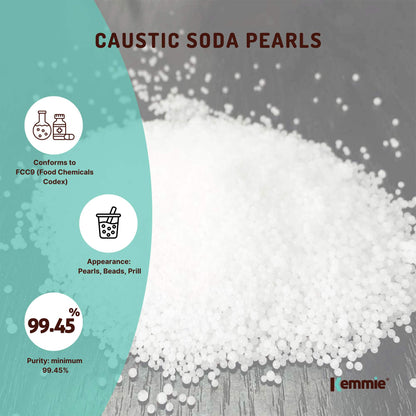 1.2Kg Caustic Soda Pearls Food Grade Sodium Hydroxide Lye NaOH Soap Making