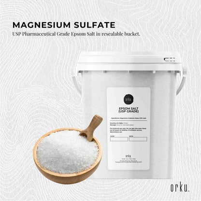 1.3kg USP Epsom Salt Pharmaceutical Grade - Tub Magnesium Sulfate Bath Salts