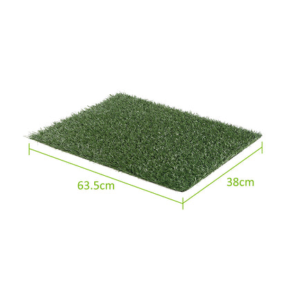 4 Grass Mat 63.5cm x 38cm for Pet Dog Potty Tray Training Toilet