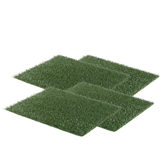 4 Grass Mat 58.5cm x 46cm for Pet Dog Potty Tray Training Toilet