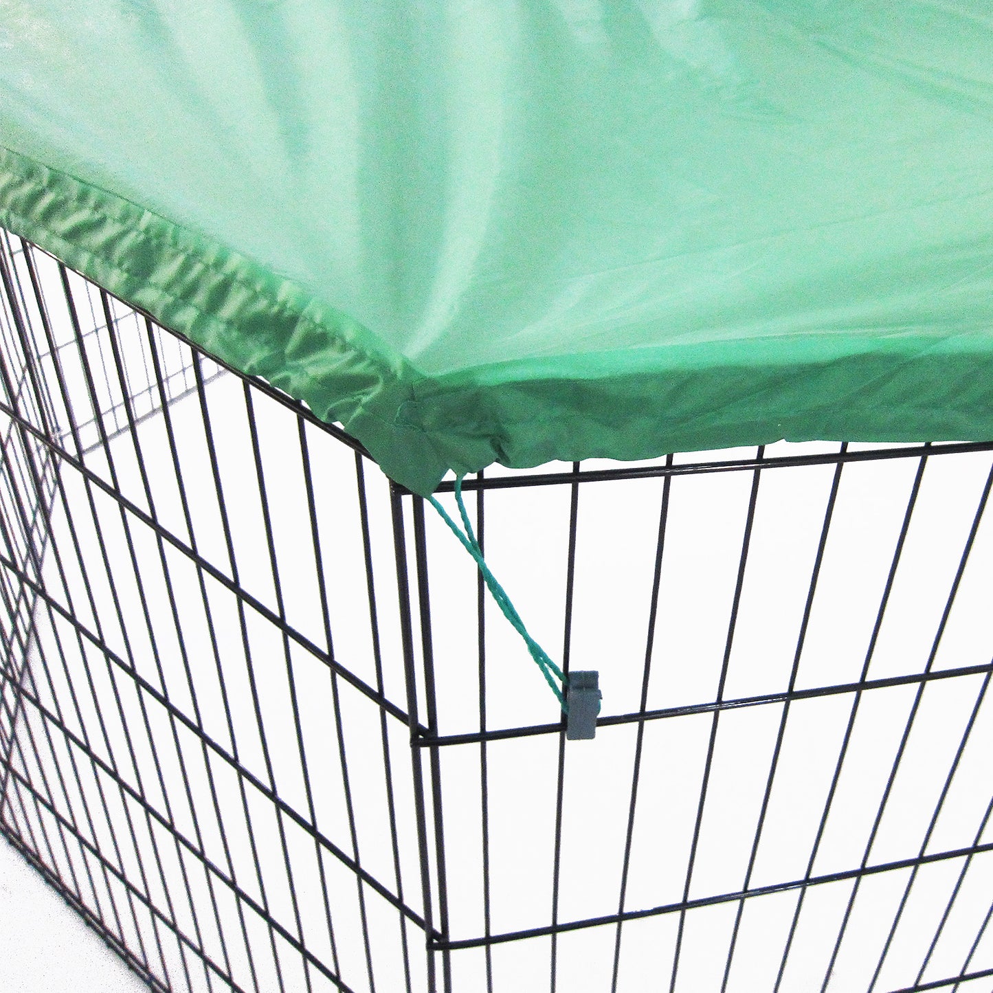 Net Cover Green for Pet Playpen Dog Cage 30in