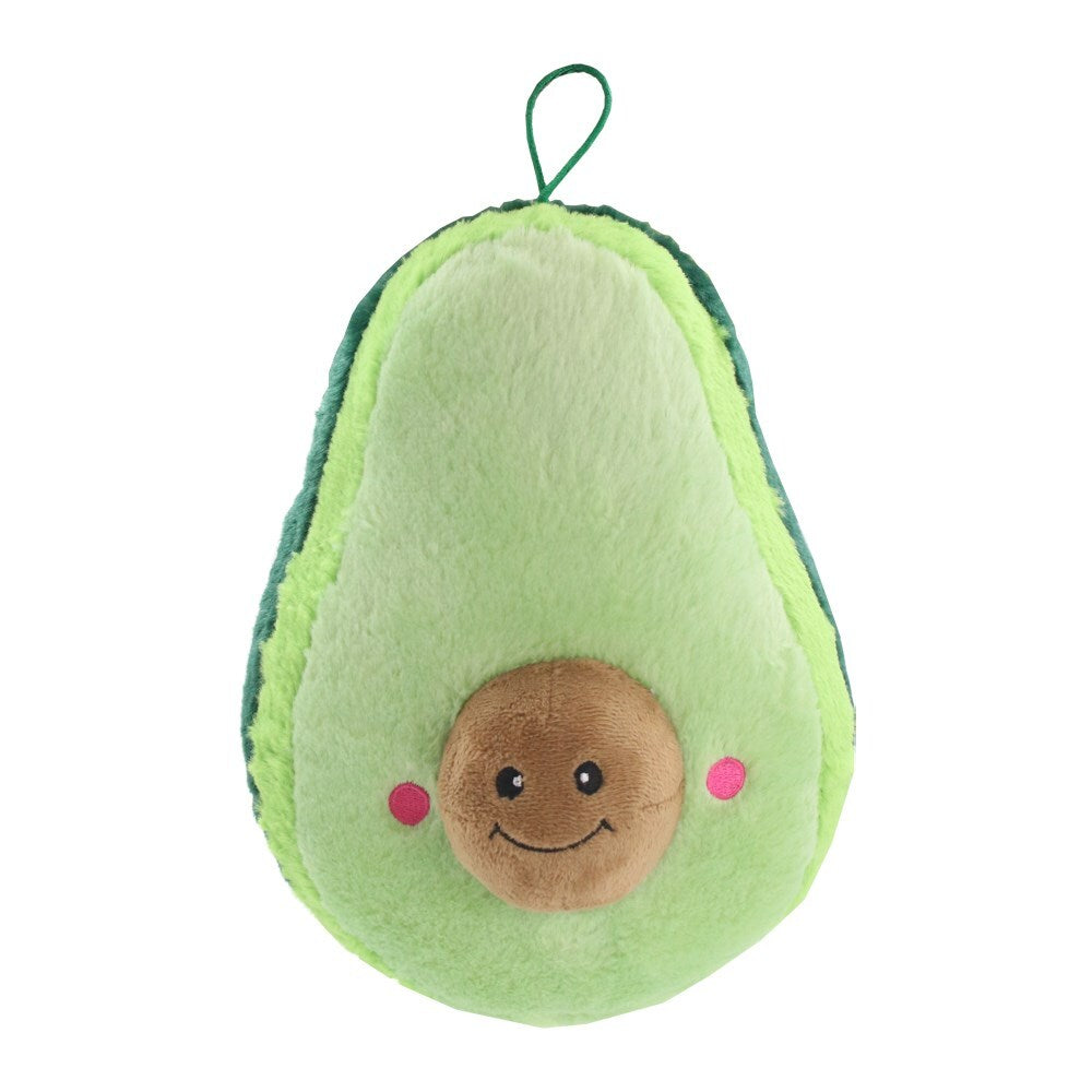 YES4PETS 2 x Pet Puppy Dog Toy Play Animal Plush Toy Soft Dog Toy Mega Avocado Plush Toy 25X20X17cm