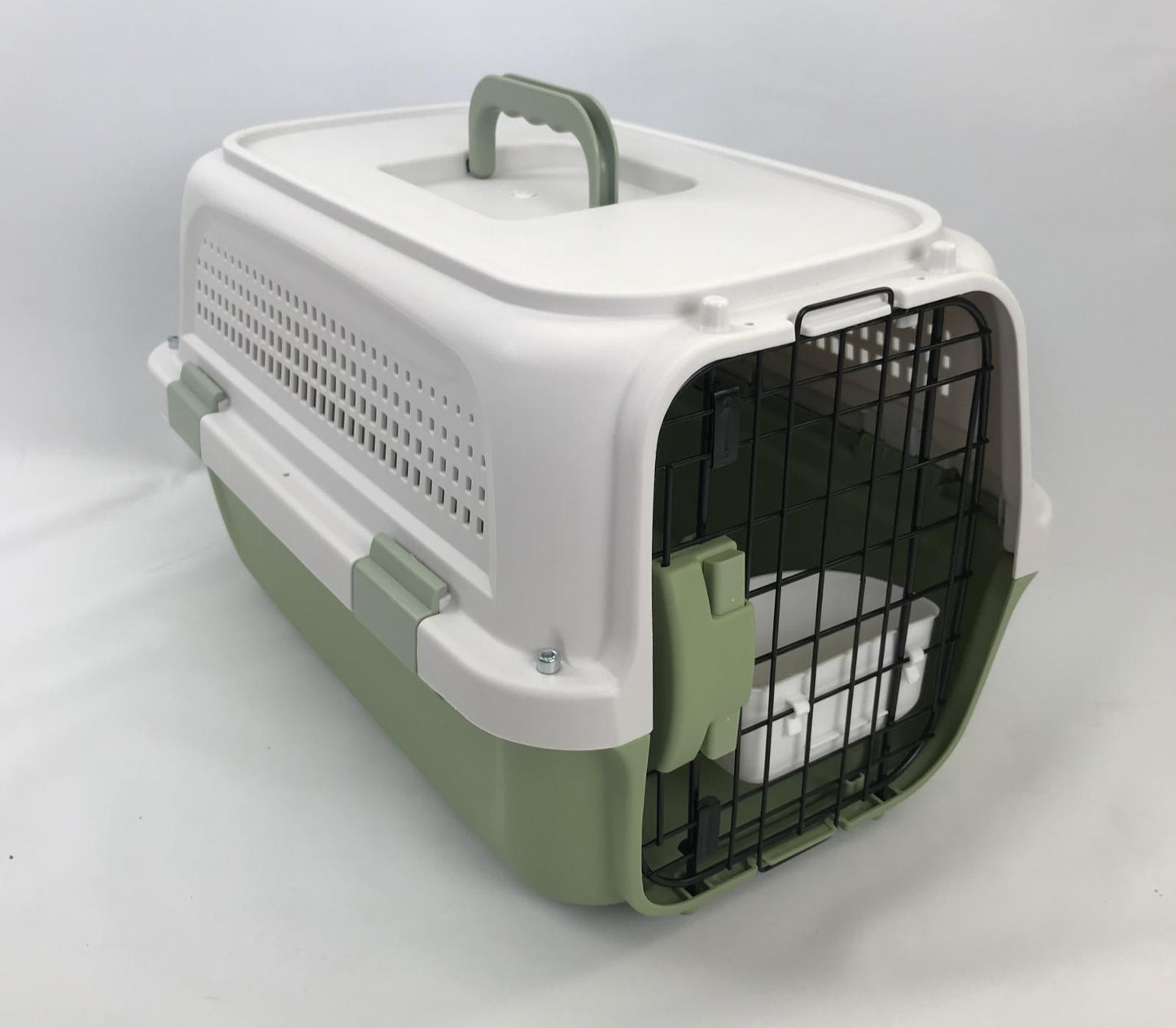 YES4PETS Small Dog Cat Rabbit Crate Pet Kitten Carrier Parrot Cage Green