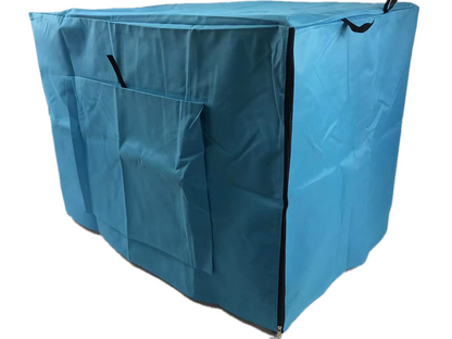 YES4PETS 42' Dog Cat Rabbit Collapsible Crate Pet Cage Canvas Cover-Blue