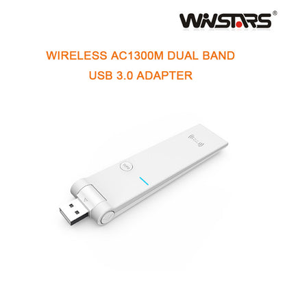 WINSTAR WIRELESS AC1300M DUAL BAND USB 3.0 ADAPTER