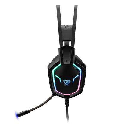 7.1 Surround RGB Gaming Headset Automatic Adjustment Headband Rainbow Light