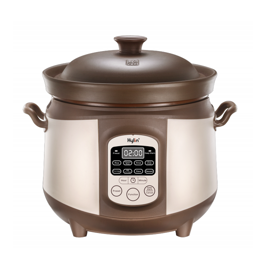 Kylin Electric Purple Clay Pot Slow Cooker 4L - K2022