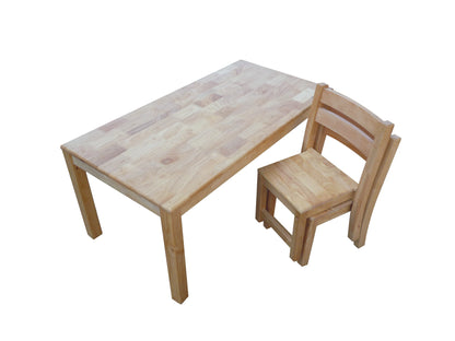 Rubberwood Rectangle Table 120