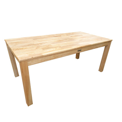 Rubberwood Rectangle Table 120