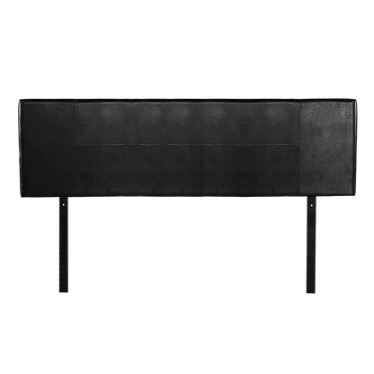 PU Leather King Bed Headboard Bedhead - Black