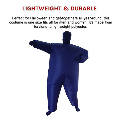 Feeling Blue Inflatable Costume Fancy Dress Suit Fan Operated