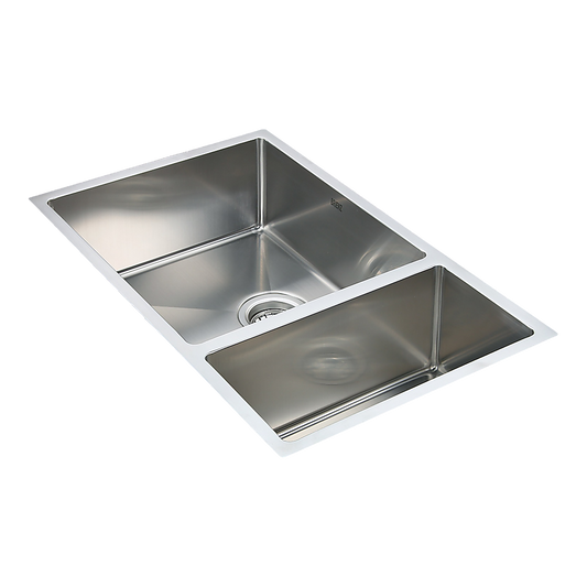 715x440mm Handmade Stainless Steel Undermount / Topmount Kitchen Sink with Waste