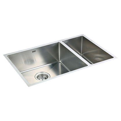 715x440mm Handmade Stainless Steel Undermount / Topmount Kitchen Sink with Waste