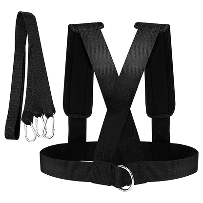 Heavy Duty Gym Sled with Harness