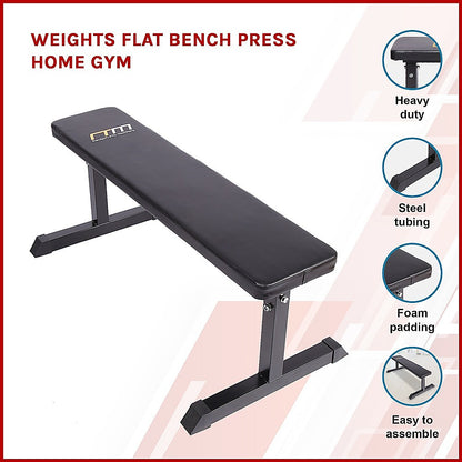 Weights Flat Bench Press Home Gym