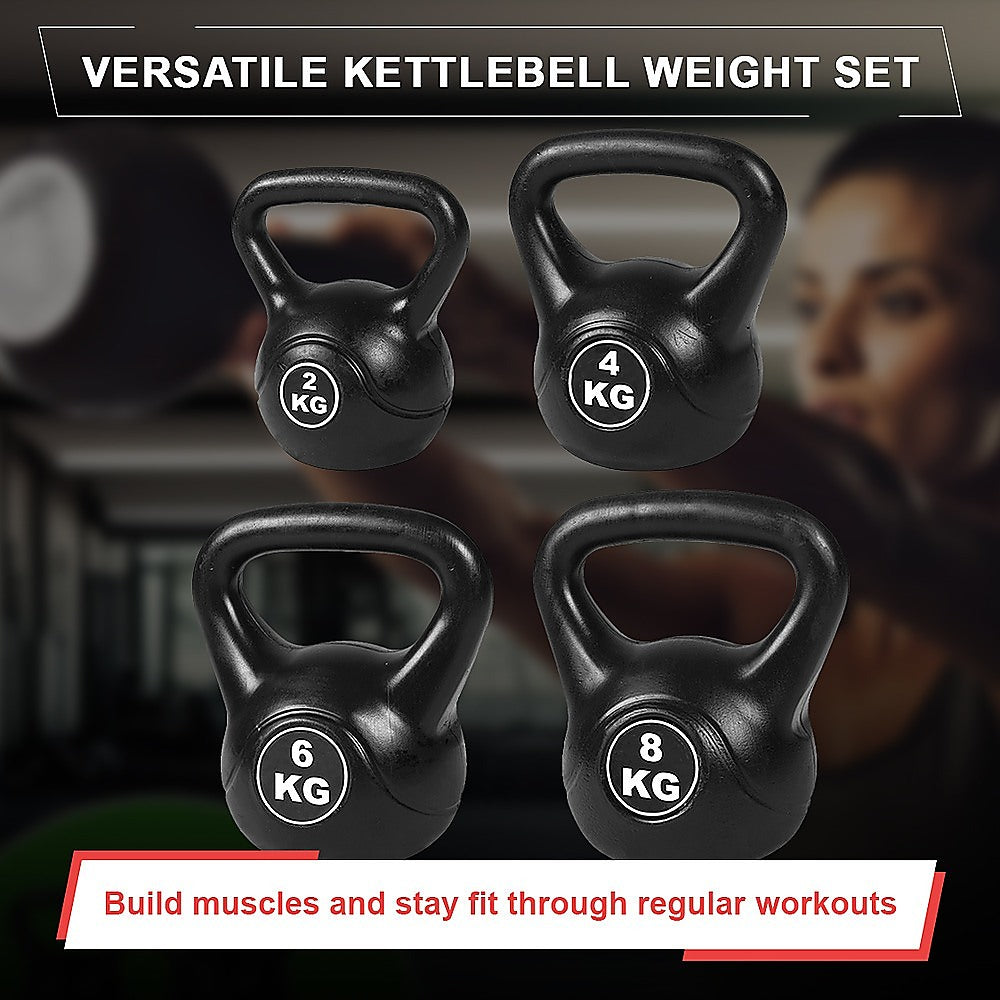 4pcs Exercise Kettle Bell Weight Set 20KG