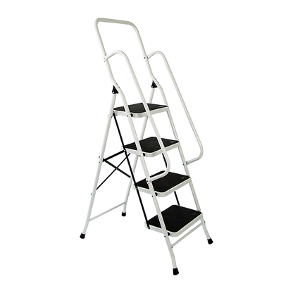 Foldable Non Slip 4 Step Steel Ladder