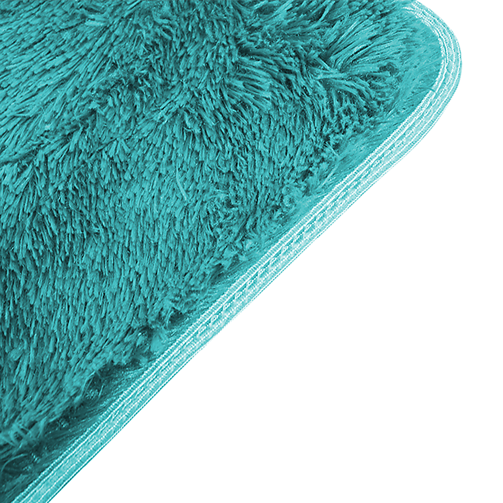 230x200cm Floor Rugs Large Shaggy Rug Area Carpet Bedroom Living Room Mat - Turquoise