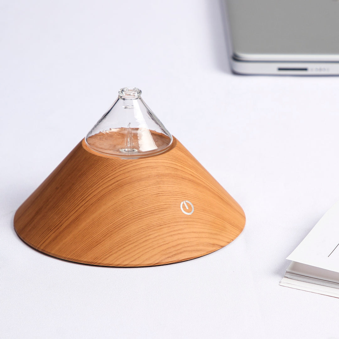 Mt Fuji Nebuliser (Portable) - 100% Bamboo Waterless Diffuser | Essential oil Burner | Aromatherapy| Home Fragrance