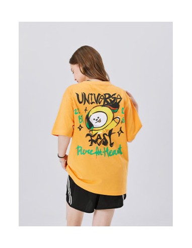 [BT21] BTS Line Friends Collaboration - CHIMMY UTOPIA Orange T-Shirt