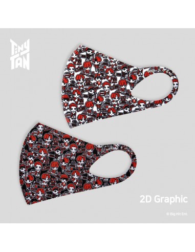 BTS TinyTAN Goods - 2D Graphic Fashion Mask