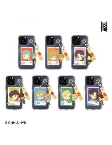 BTS TinyTAN Goods - Phone Case With Keyring_Dynamite