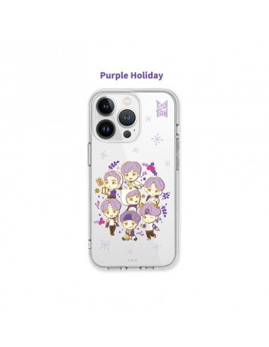 [Purple Holiday] BTS x TinyTAN Purple Holiday Goods - Clear Soft Case