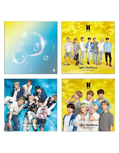 [SET] [Japanese Edition] BTS - Lights - Boy With Luv 4 Type SET