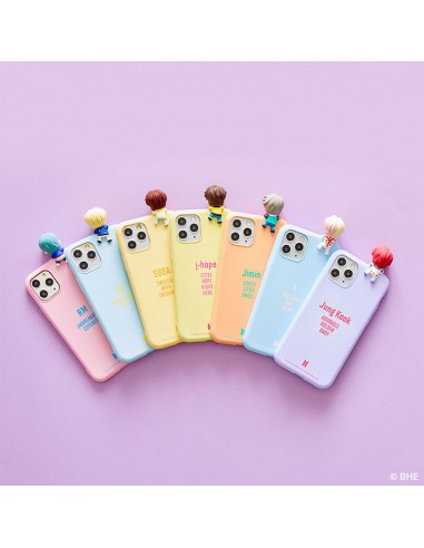 [Special Sale] BTS CHARACTER Goods - Figure Color Jelly Case [Nickname] for iPhone