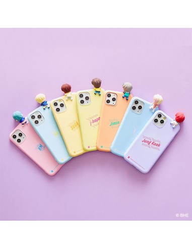 [Special Sale] BTS CHARACTER Goods - Figure Color Jelly Case [Slidename] for iPhone