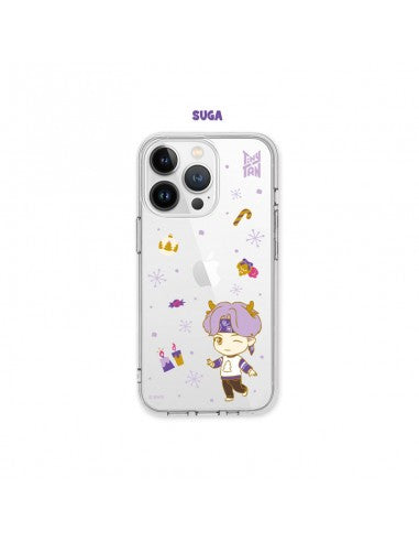 [SUGA] BTS x TinyTAN Purple Holiday Goods - Clear Soft Case