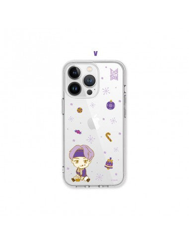 [V] BTS x TinyTAN Purple Holiday Goods - Clear Soft Case